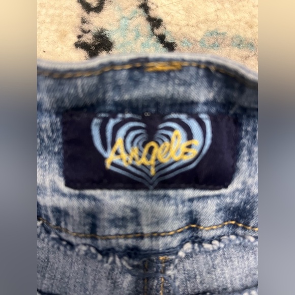 Angel Blue Boot Cut Jeans with Vintage Distressing Sz 11 - Picture 3 of 4